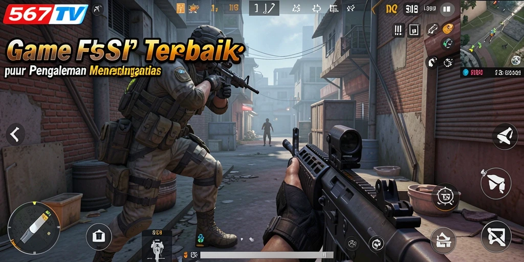 Tampilan gameplay menegangkan dari 567TV saat aksi berlangsung.