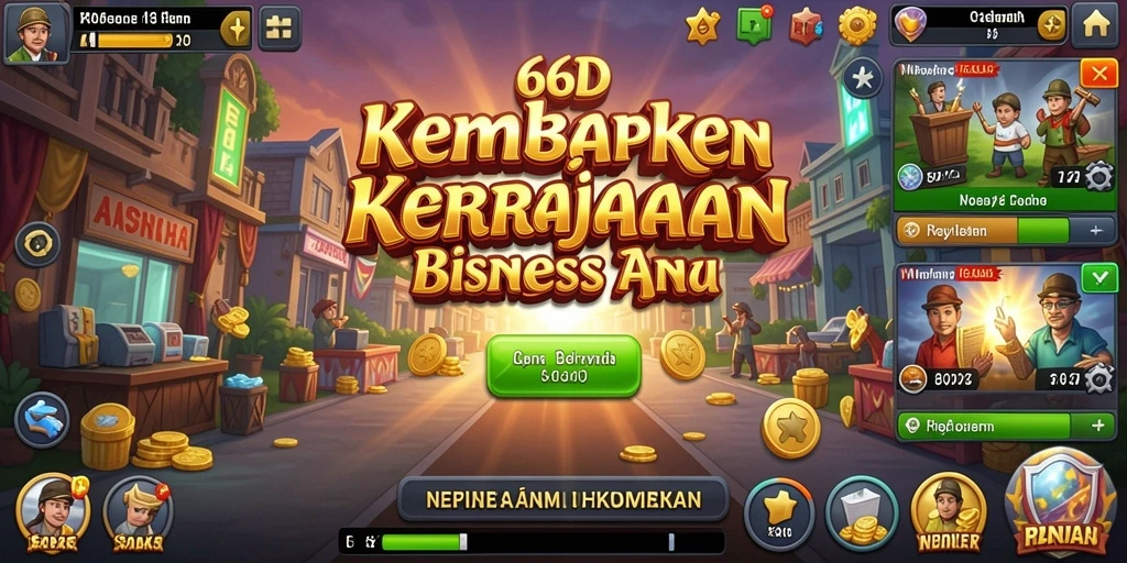Tampilan gameplay 66D yang menarik dan interaktif.
