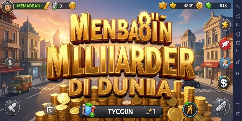 Tampilan gameplay menarik dari 8II yang penuh strategi bisnis.