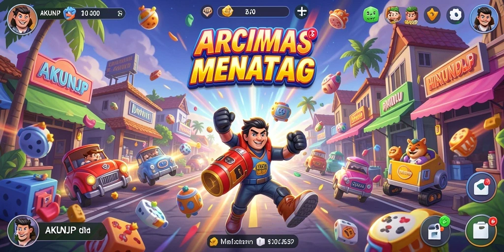 Screenshot gameplay AKUNJP menampilkan aksi seru dan tantangan menarik.