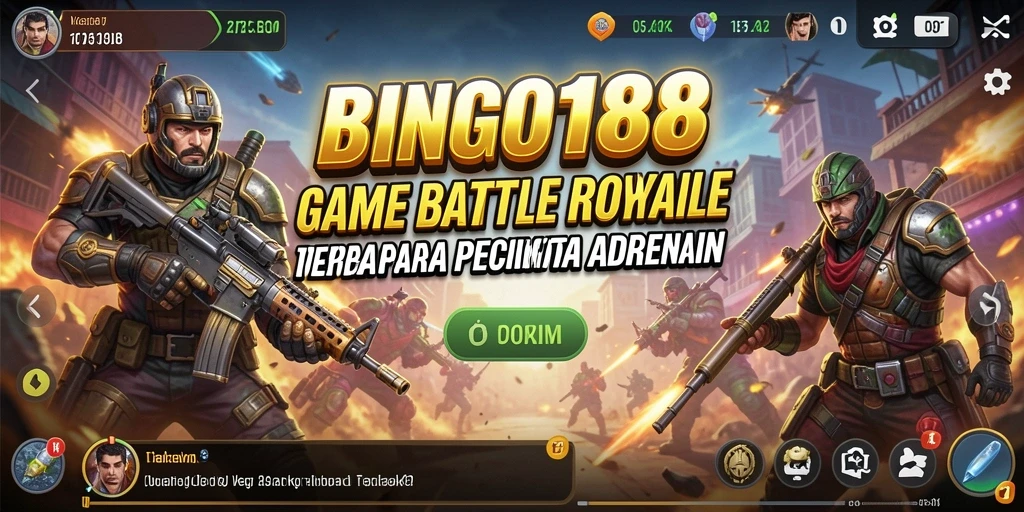 Tangkapan layar BINGO188 menampilkan pemain dalam aksi pertempuran yang intens.