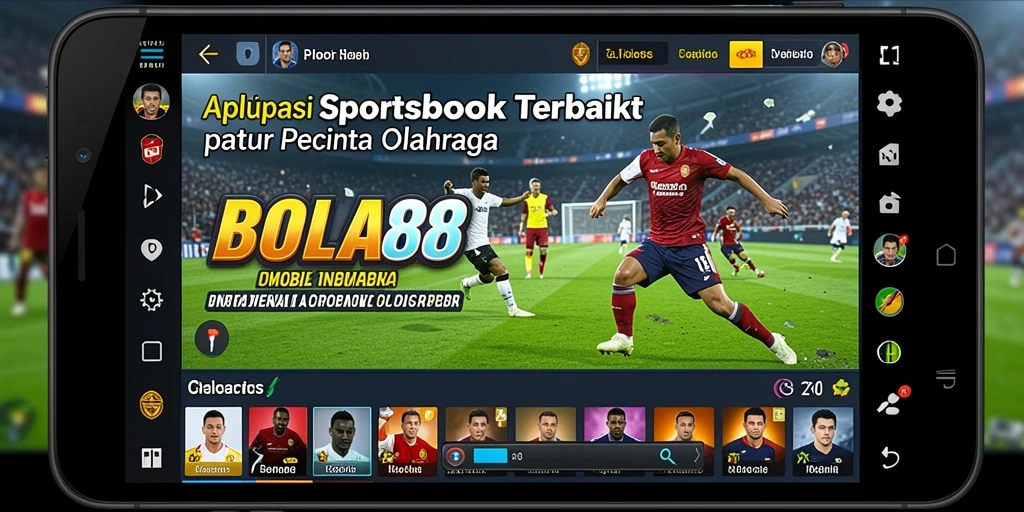 Tampilan utama <strong>BOLA88</strong> menampilkan berbagai pilihan taruhan olahraga.