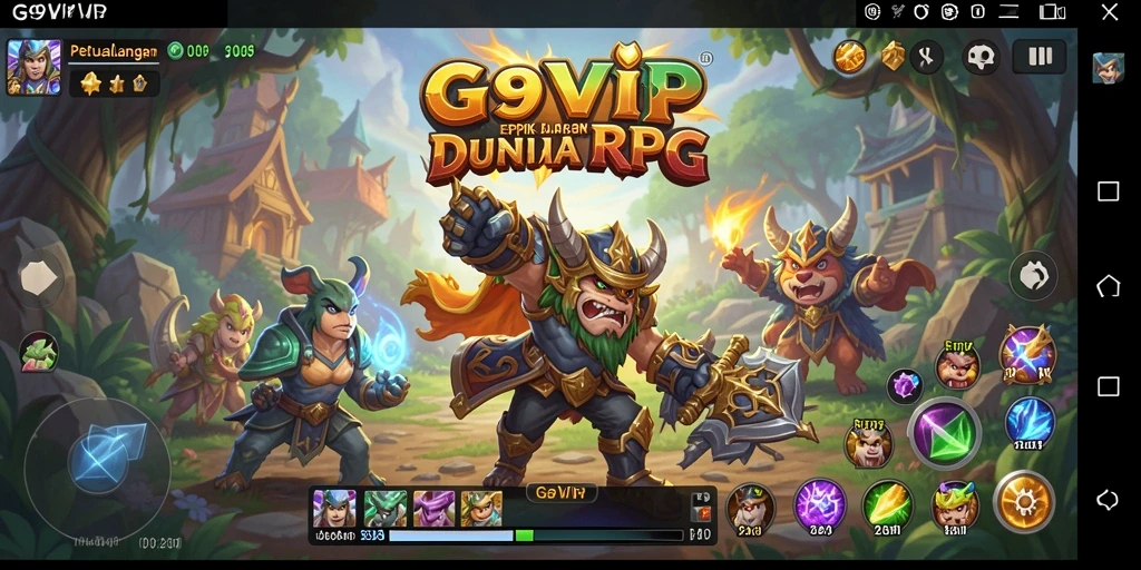 Tampilan gameplay G9VIP yang menawan dan mendebarkan.