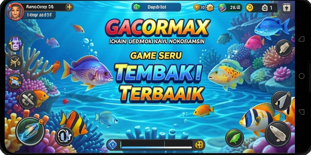 Tangkapan layar GACORMAX menampilkan aksi menembak ikan yang mendebarkan.