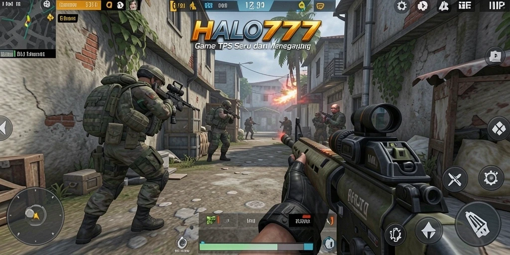 Gameplay HALO777 yang menarik dengan pertempuran seru.