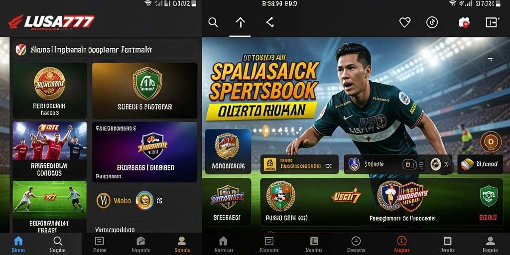 Tampilan screenshot LUSA777 menampilkan antarmuka taruhan olahraga yang menarik dan mudah digunakan.