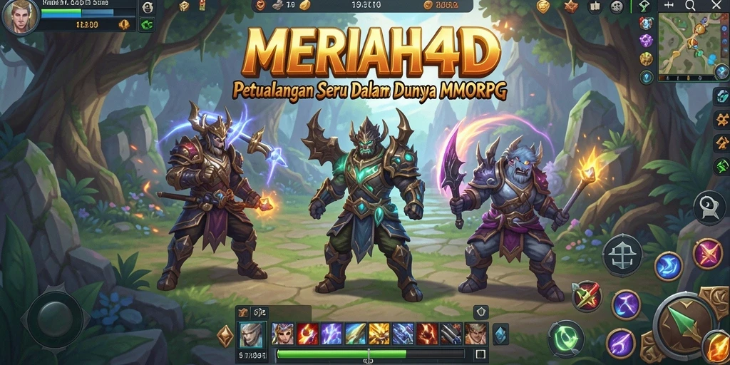 Tampilan gameplay yang menarik dan interaktif di MERIAH4D.