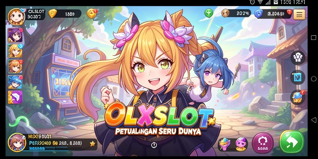 Tampilan gameplay yang menarik dalam dunia anime unik.
