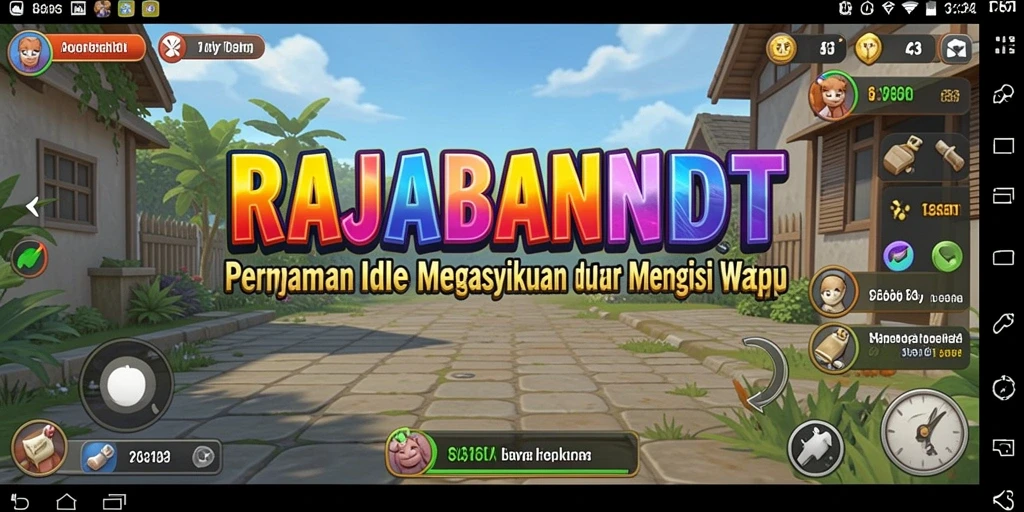 Tampilan gameplay RAJABANDOT yang seru dan menarik.
