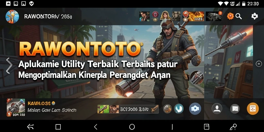 Tampilan antarmuka RAWONTOTO yang intuitif dan menarik.