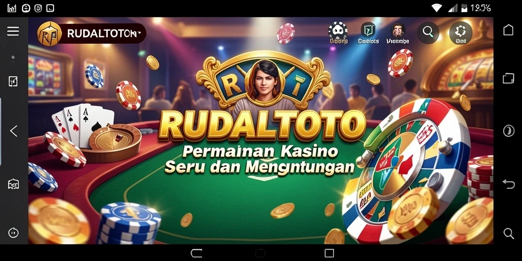 Gameplay RUDALTOTO yang seru dan mendebarkan dalam Kasino.