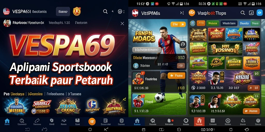 Tampilan gameplay VESPA69 dalam taruhan olahraga yang mendebarkan.