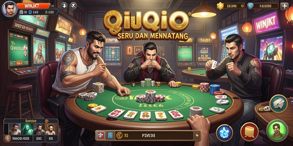 Screenshot WINJKT yang menunjukkan aksi seru QiuQiu.